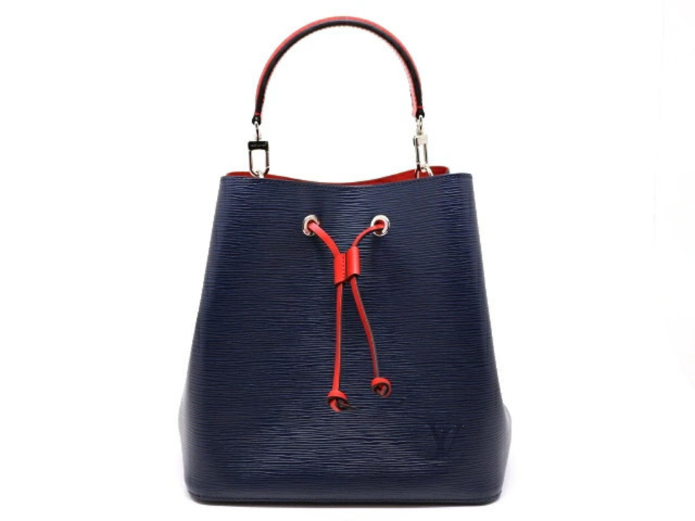 LOUIS VUITTON Neo Noe Shoulder Bag Epi Indigo Blue